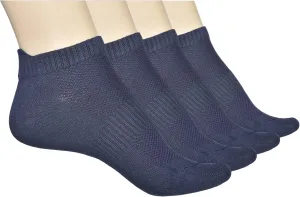 Unisex Thin Rayon Ankle Socks, Breathable Low Cut Athletic Running Sports Socks for Women and Men 4-8-12 Pairs