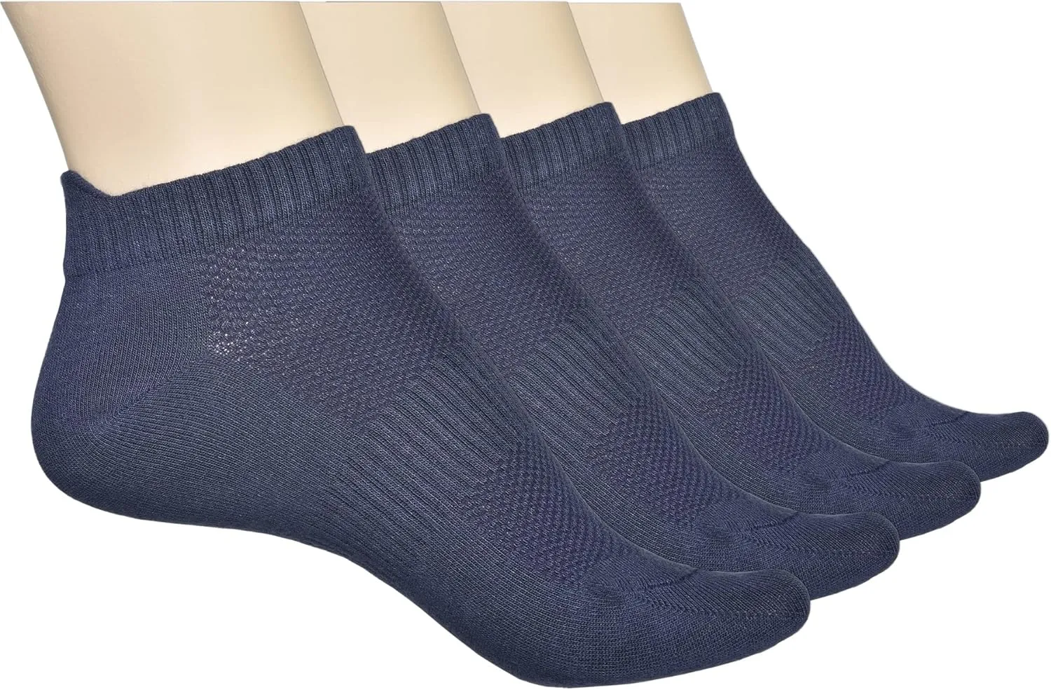 Unisex Thin Rayon Ankle Socks, Breathable Low Cut Athletic Running Sports Socks for Women and Men 4-8-12 Pairs