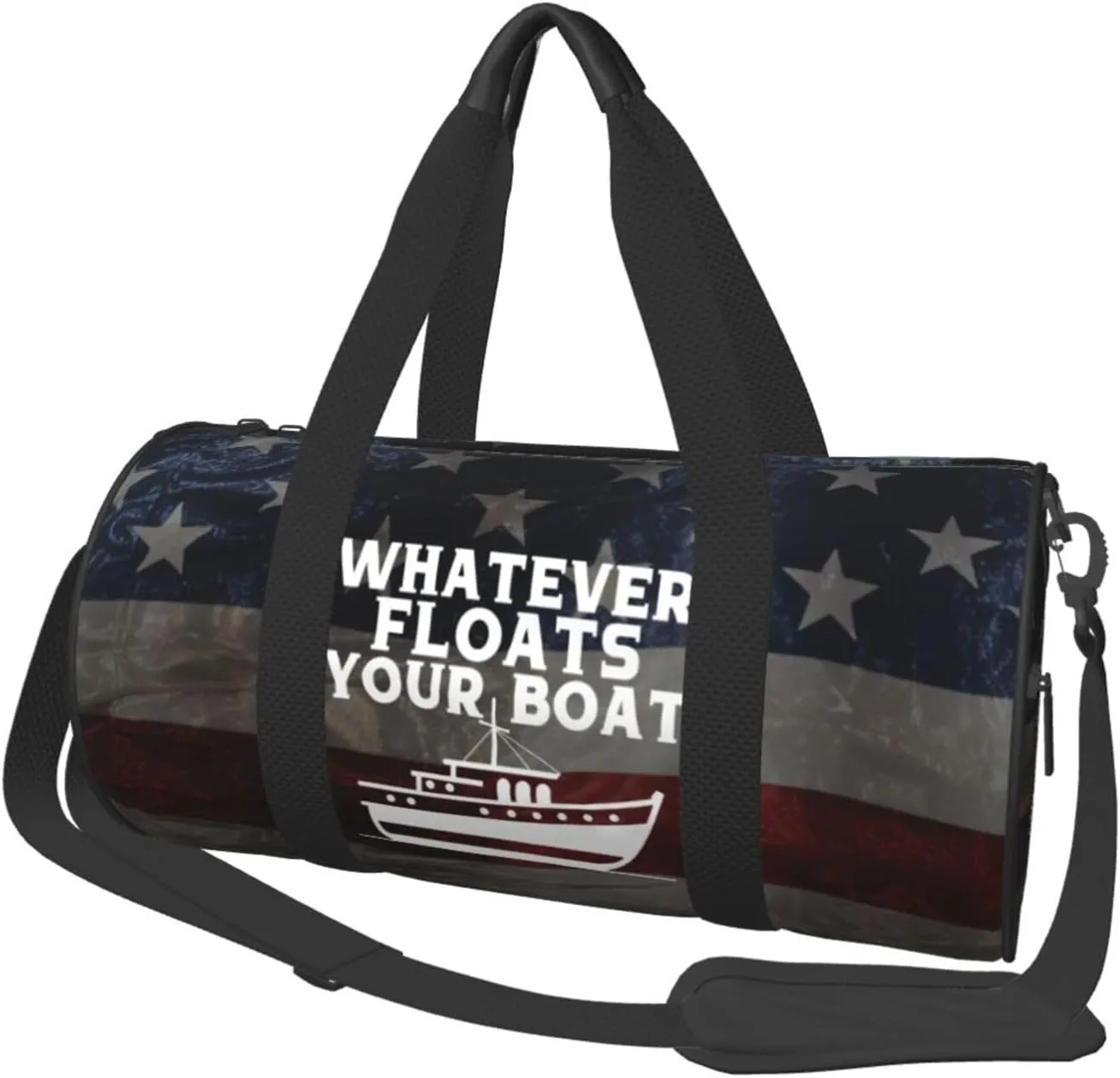 Whatever Floats Your Boat Duffel Bag Gym Bag Travel Sports Tote Large Foldable Beach Swim Yoga0