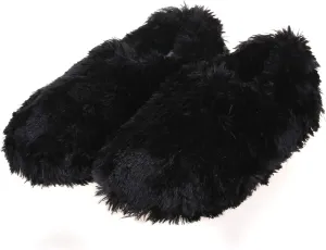 Winter Indoor Moccasin Slippers for Women, Soft Warm Fuzzy Home Slippers Non-Slip for Women