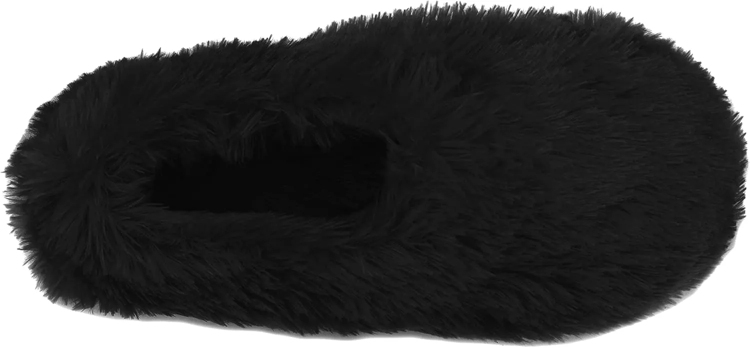 Winter Indoor Moccasin Slippers for Women, Soft Warm Fuzzy Home Slippers Non-Slip for Women