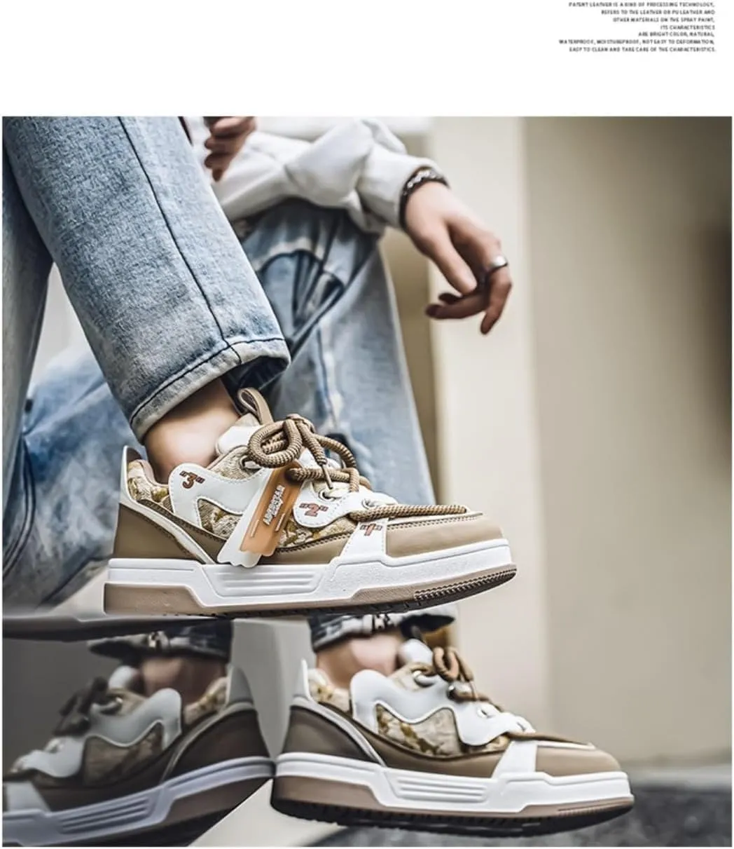 Y2K Sporty Chunky Sneakers for Women Low Top Lace Up Design Casual Walking Shoes for Daily Wear Outdoor Travel Street Style Comfort